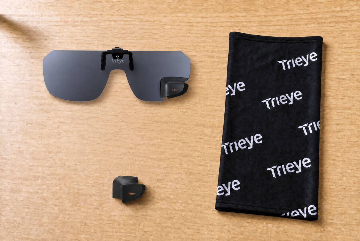 Clip Polarized Kit, Right mirror — everything included