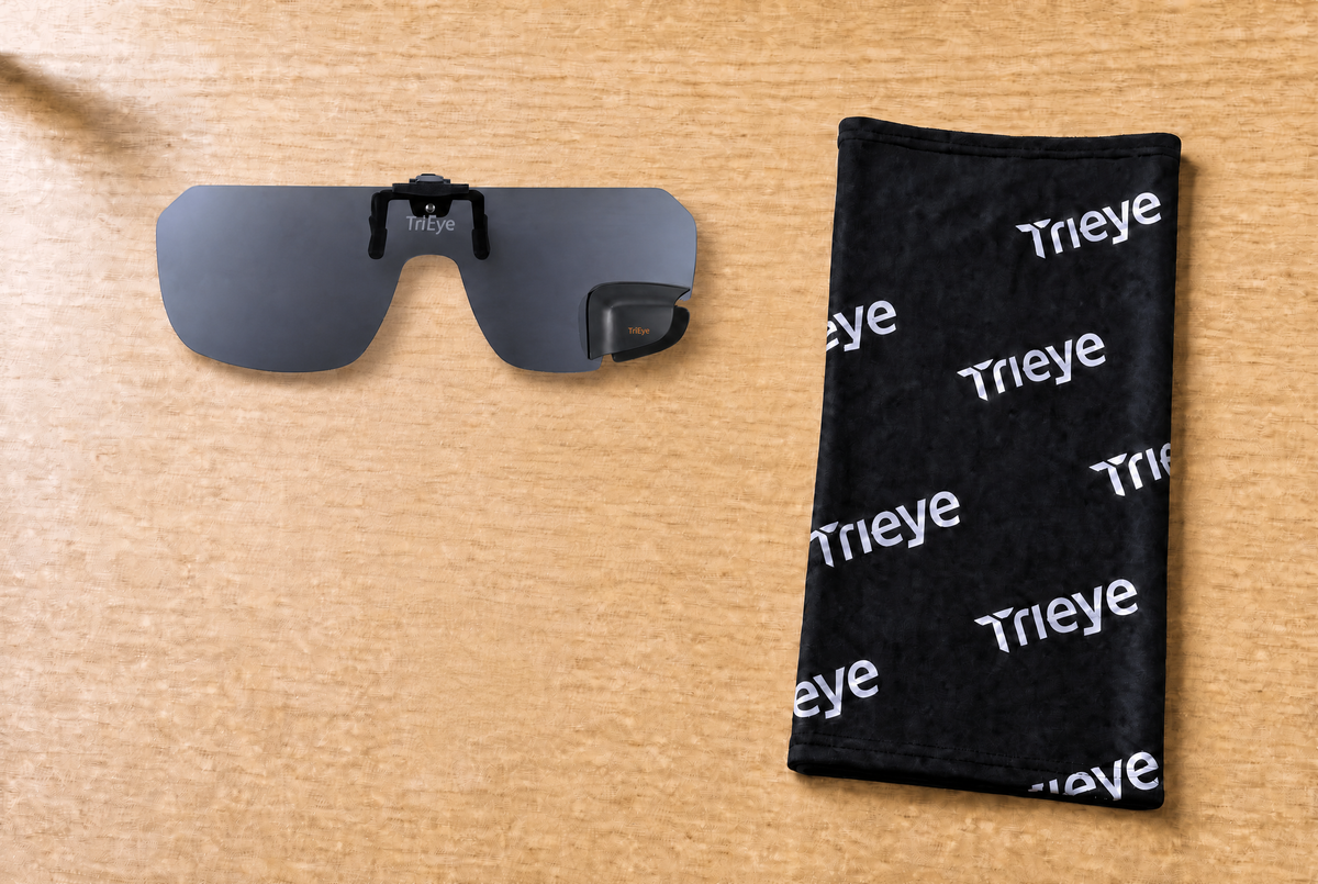 Clip Polarized Sharp Kit, Left mirror — everything included