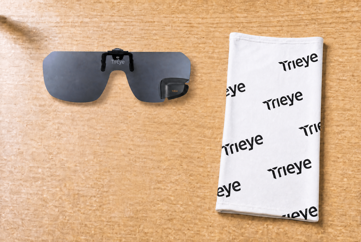 Clip Polarized Sharp Kit S, Left mirror — everything included