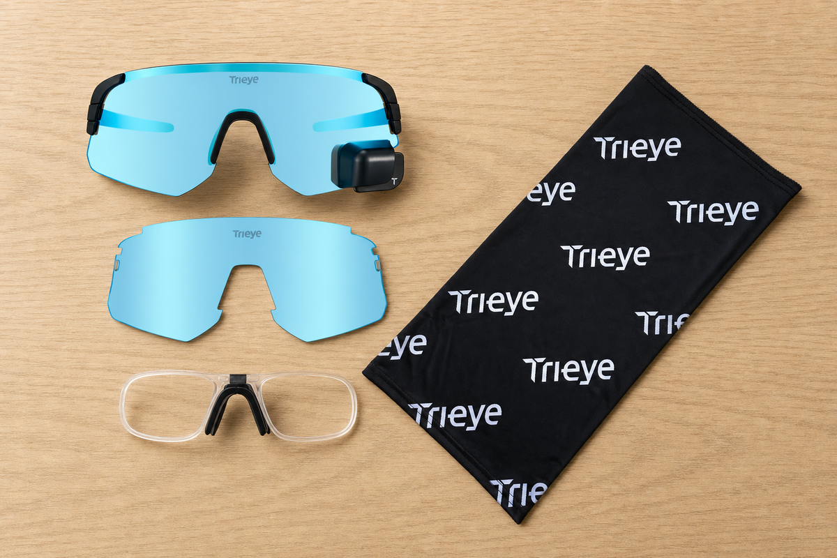 Reflective Blue Cyclist Kit Prescription — everything included