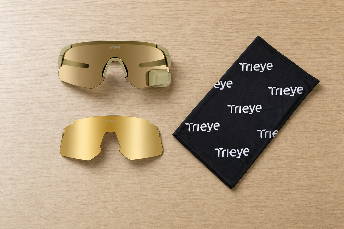 Reflective Gold Cyclist Kit — everything included