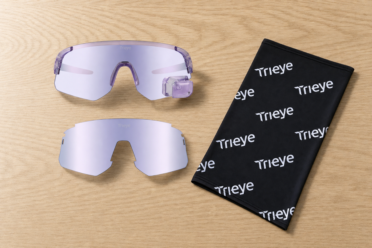 Reflective Purple Cyclist Kit — everything included
