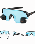 Matte Black_Reflective Blue_Dual_Front
