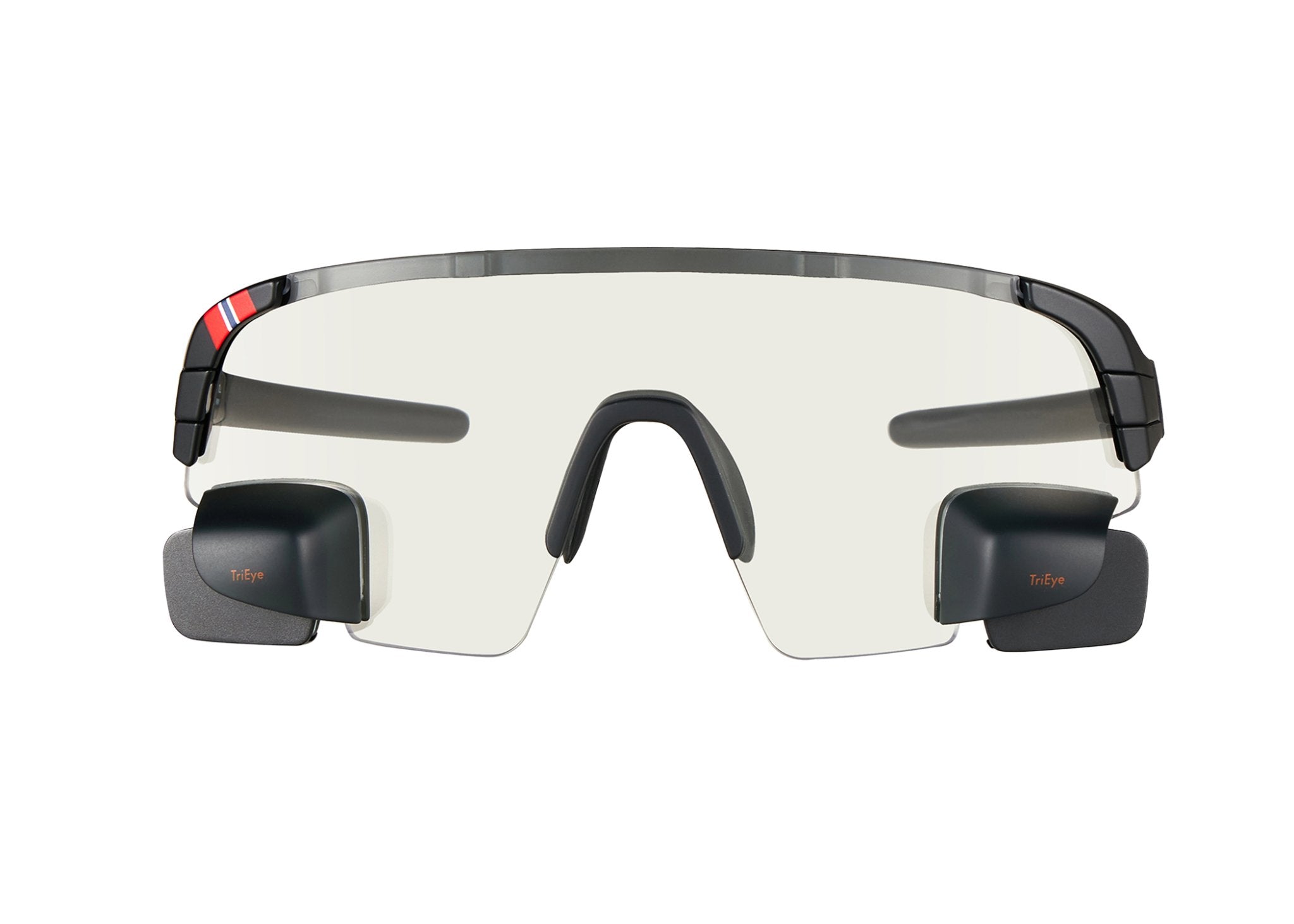 TriEye Fahrradbrille Mit Rückspiegel - Photochromatisch & UV400 Schutz Für Sicheres Radfahren
