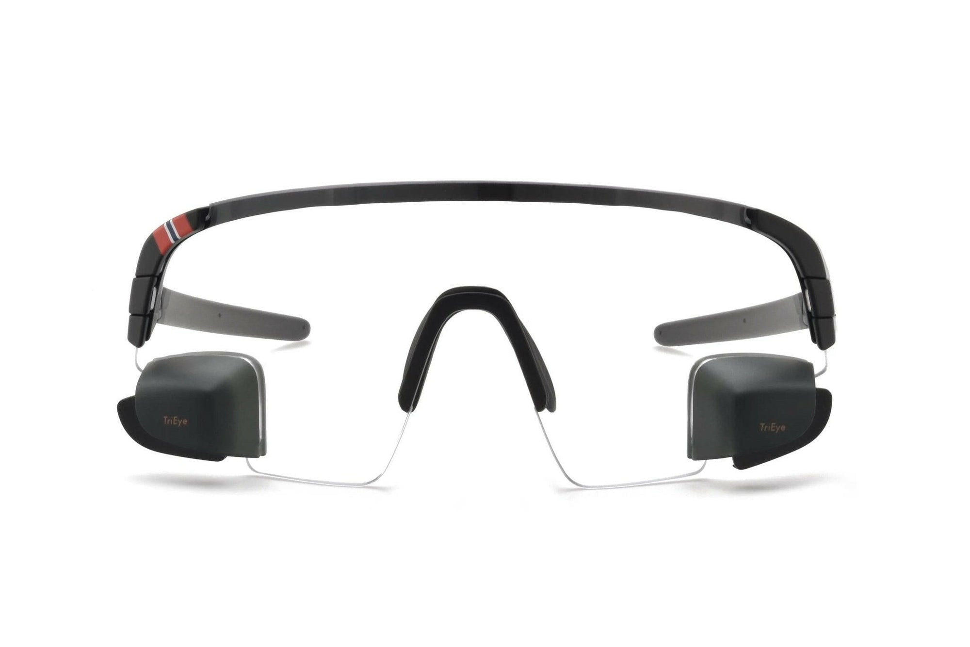 View Sport Dual Standard - Lunettes à miroir pour l'aviron Black Clear Dual