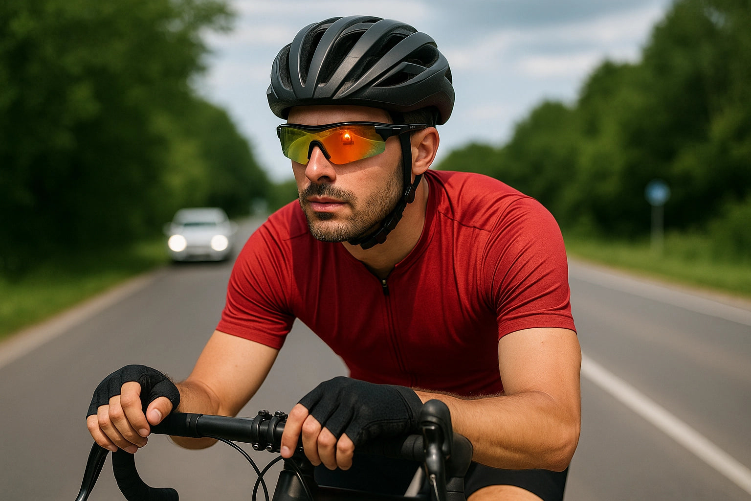 Professional header image for comparison analysis: TriEye Eyewear: A Cyclist's Safety Companion