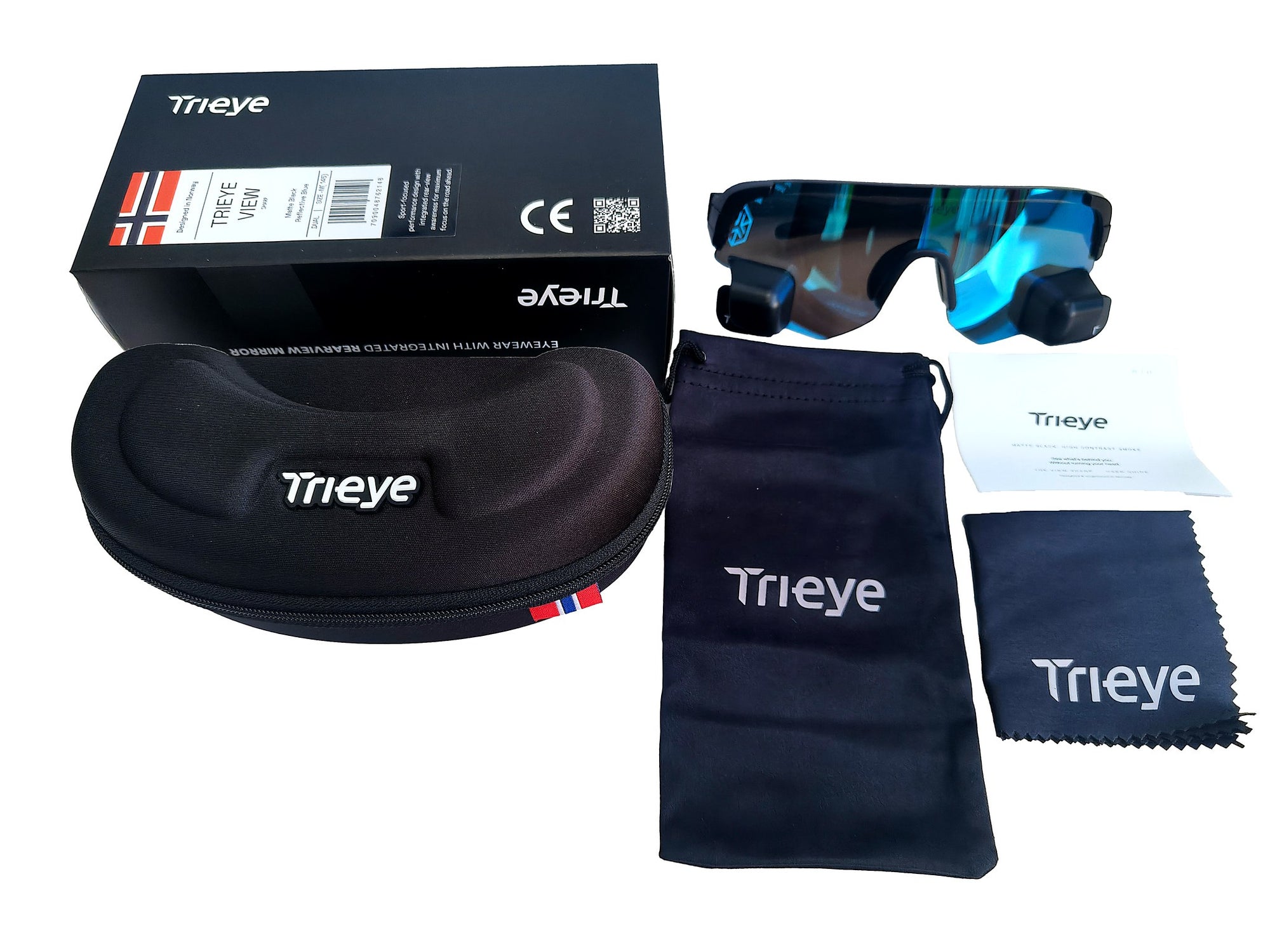 Matte Black_Reflective Blue Sharp_Dual_in-the-box