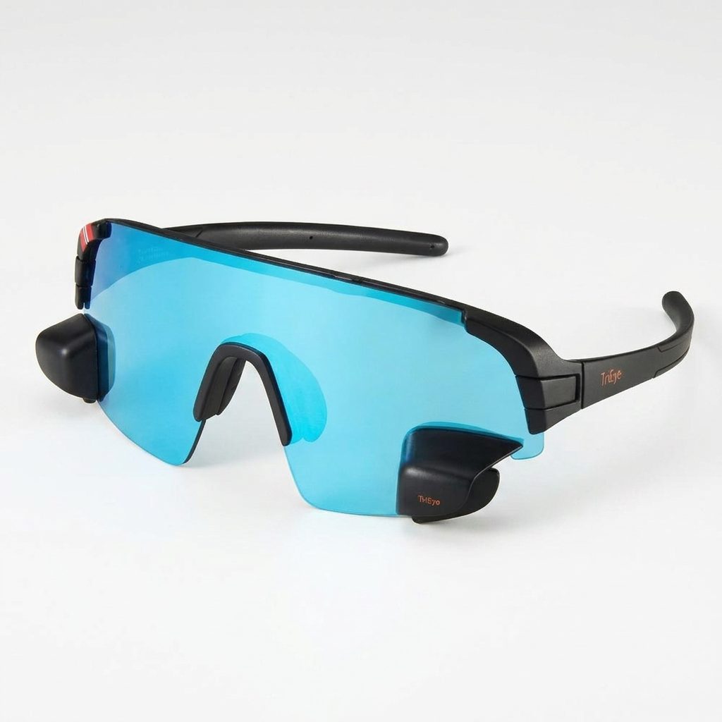 Matte Black_Reflective Blue_Right_Angle