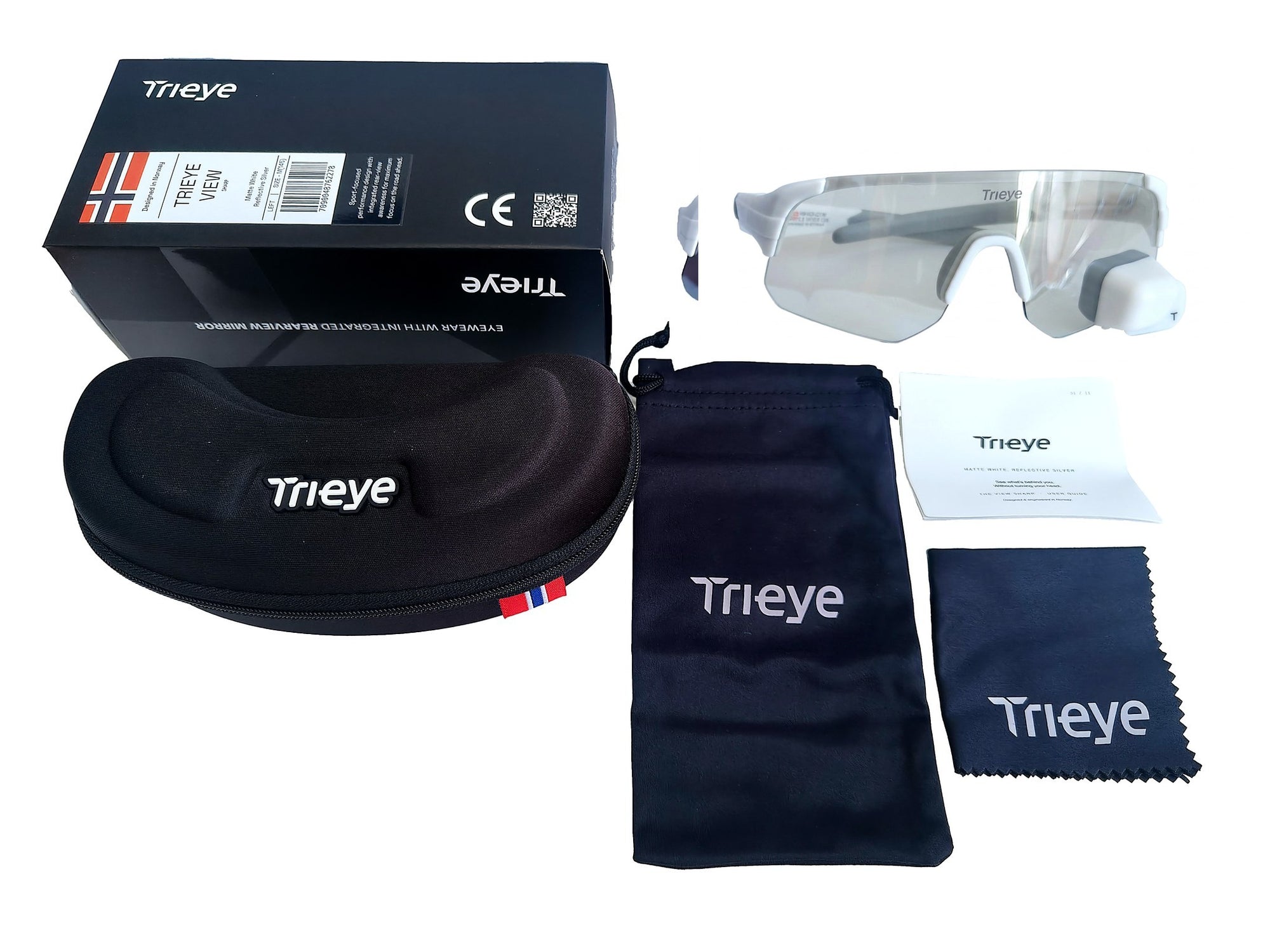 Matte White_Photochromic Smoke 0–3 Sharp_Dual_in-the-box