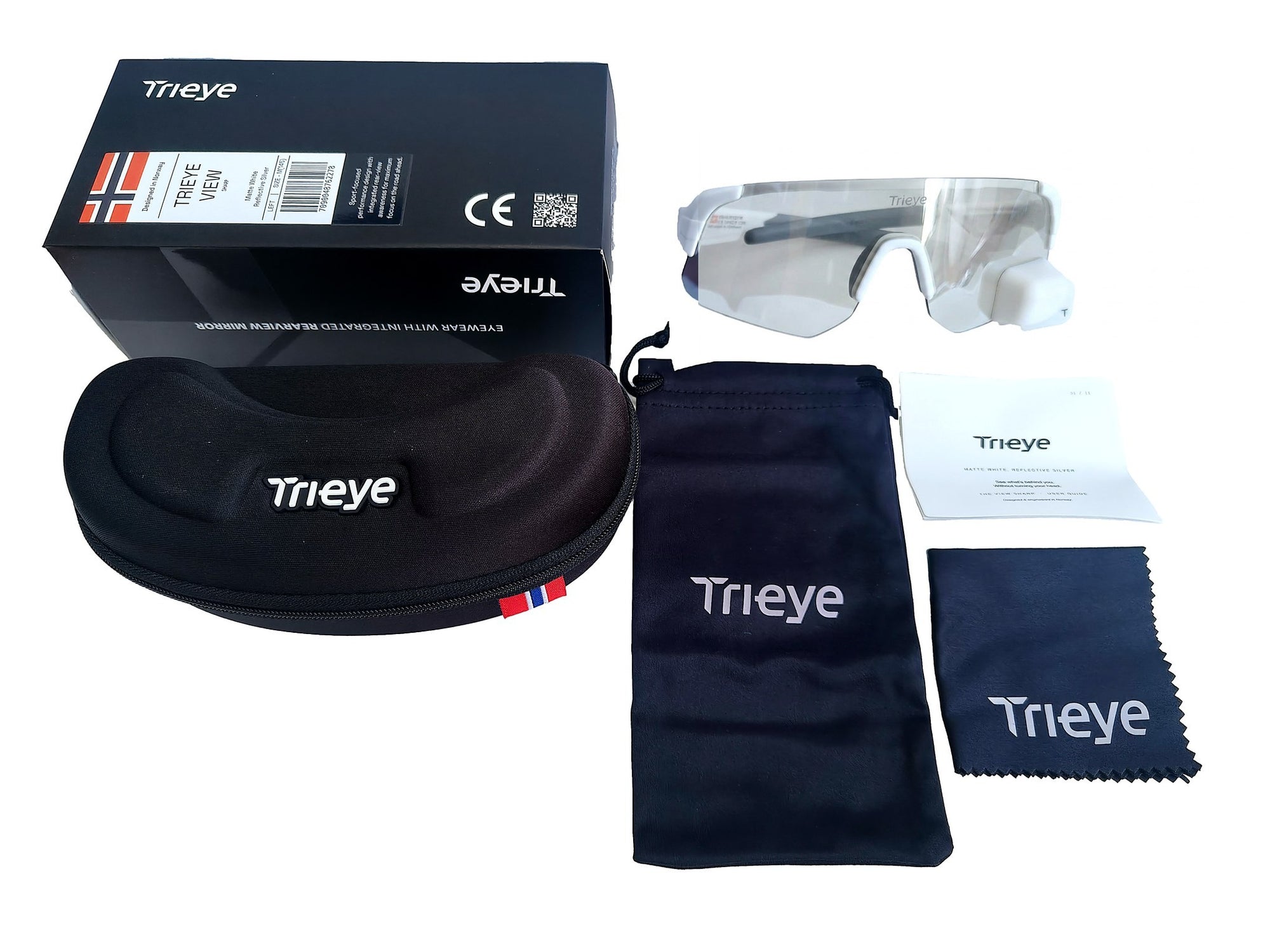 Matte White_Photochromic Smoke 0–3 Sharp_in-the-box