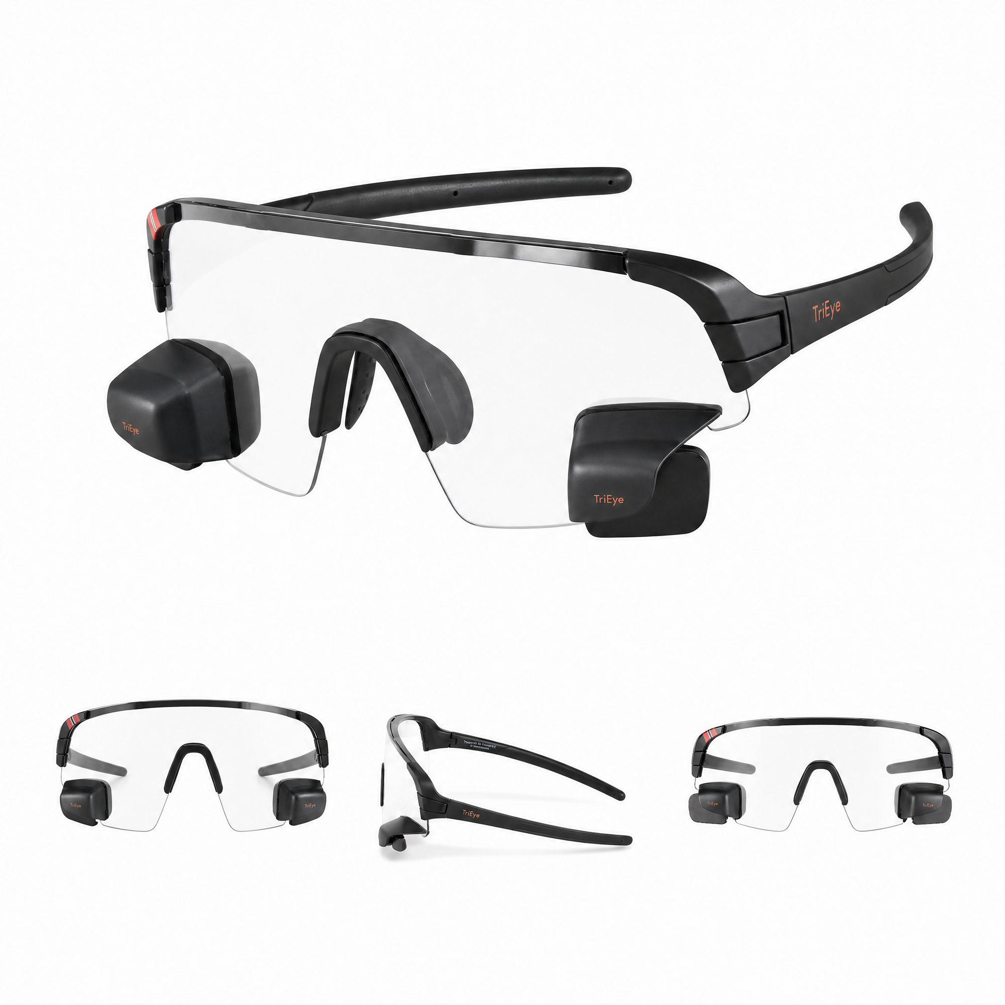 Matte Black_Standard Clear_Dual_Front