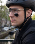 Clear Polycarbonate Sharp_clip_left_lifestyle_cycling-profile