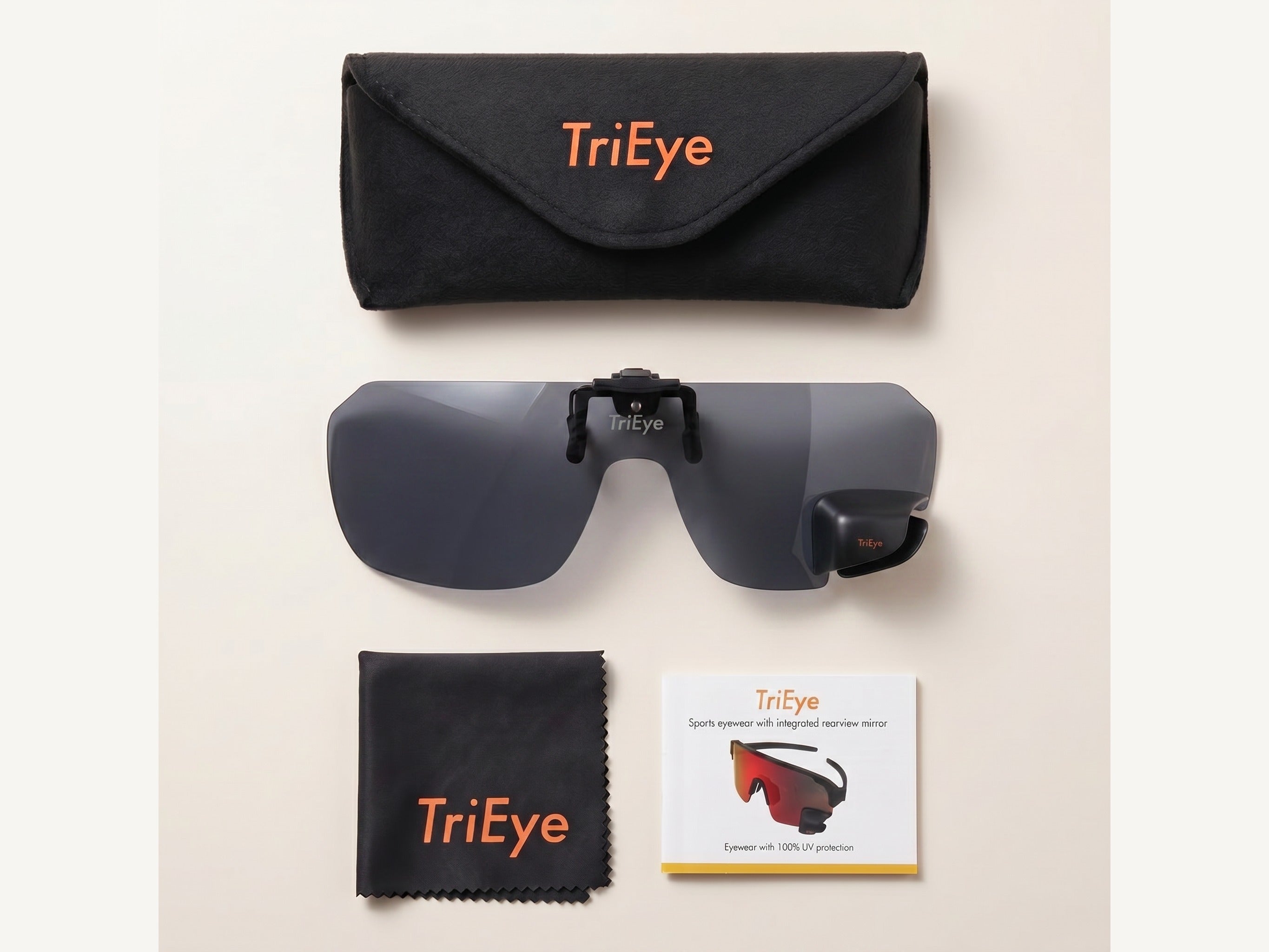 The Clip — Rearview Mirror Clip-On for Any Eyewear | TriEye