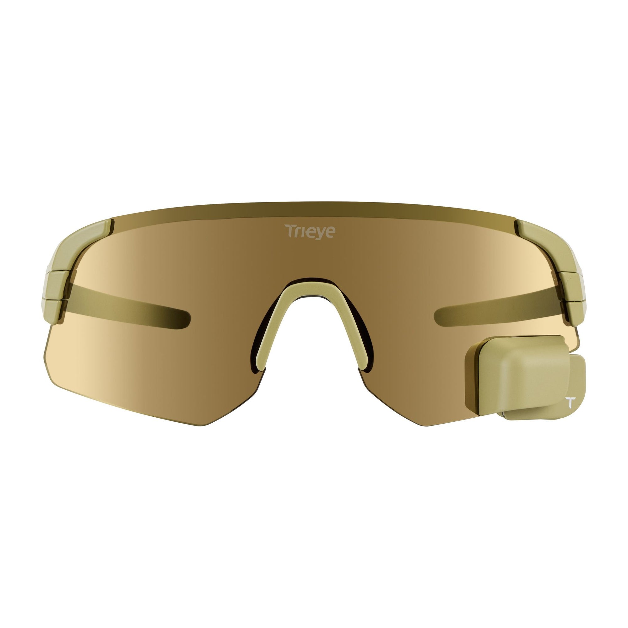 Matte Olive_Reflective Gold Sharp_Front
