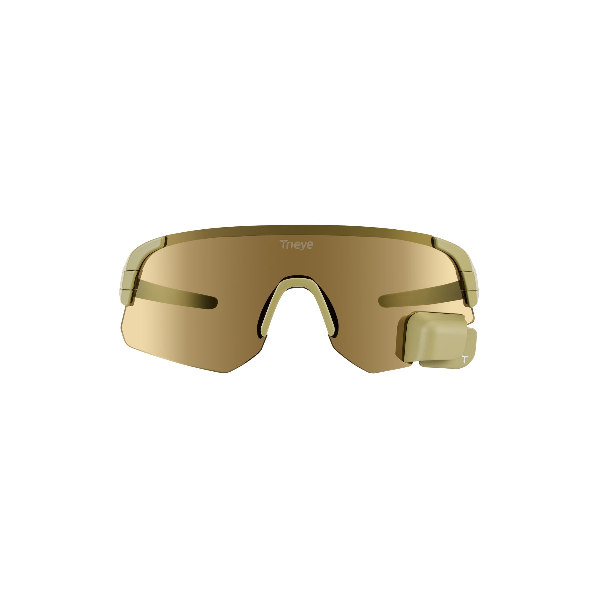 Matte Olive_Reflective Gold Sharp_Angle