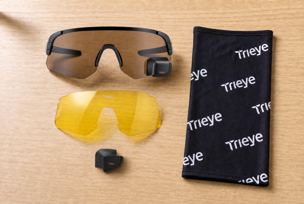 High Contrast Cyclist Kit, Left mirror — everything included