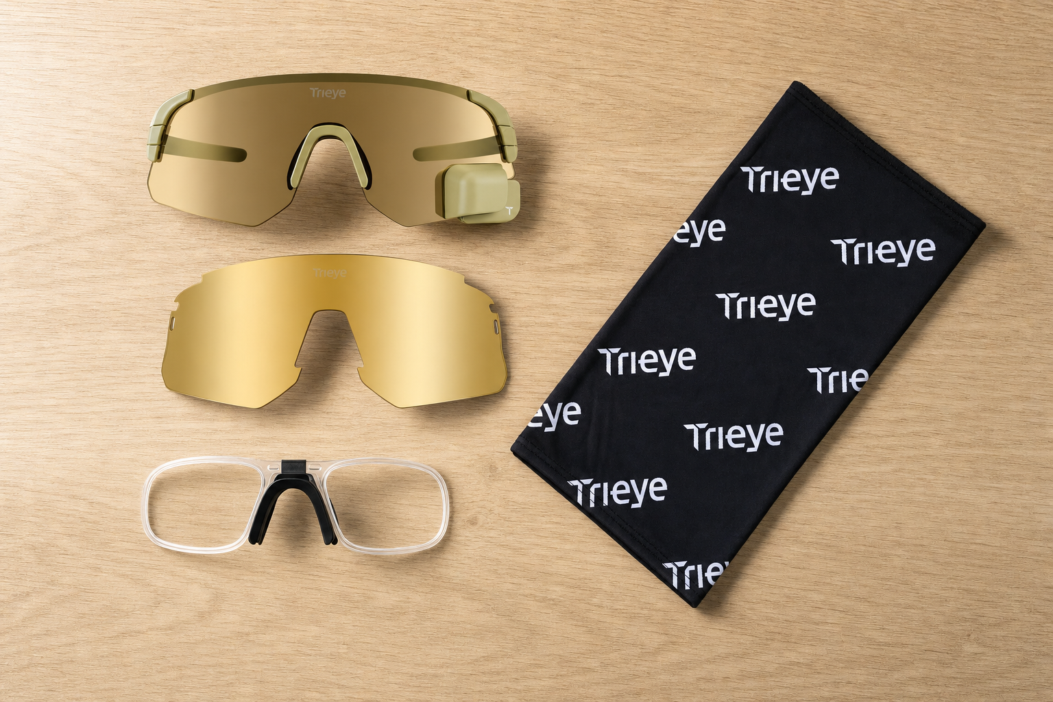 Reflective Gold Cyclist Kit Prescription — everything included