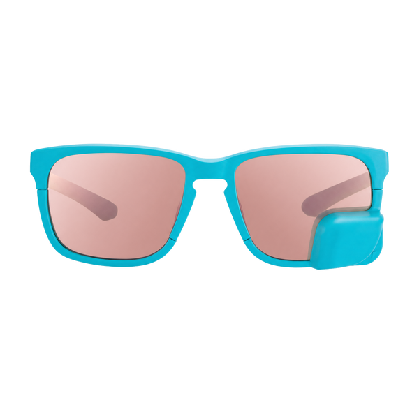 The Classic — Powder Blue · Reflective Rosè