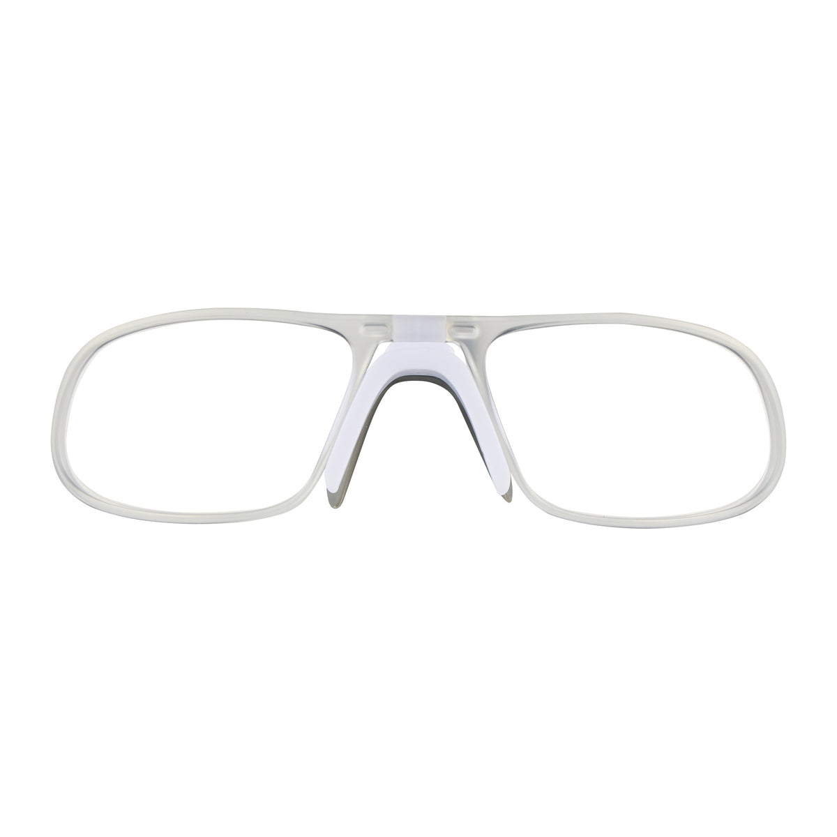 Prescription insert frame — Matte White nose pad