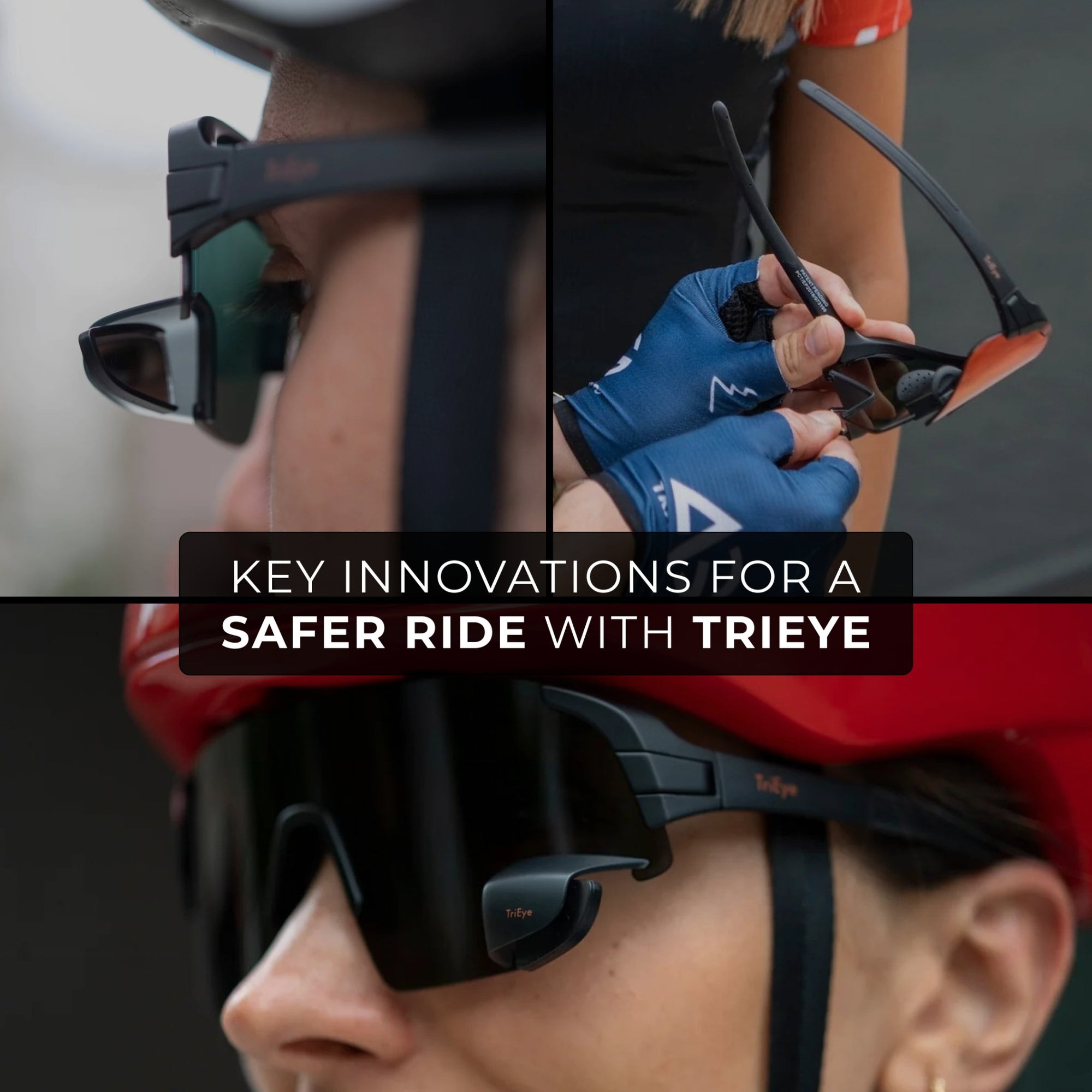 TriEye - Rearview Sport Cycling Glasses - Photochromatic - 7090048760458