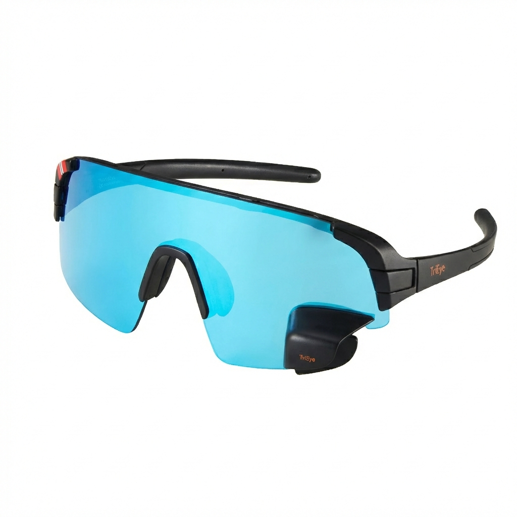 Matte Black_Reflective Blue_Angle