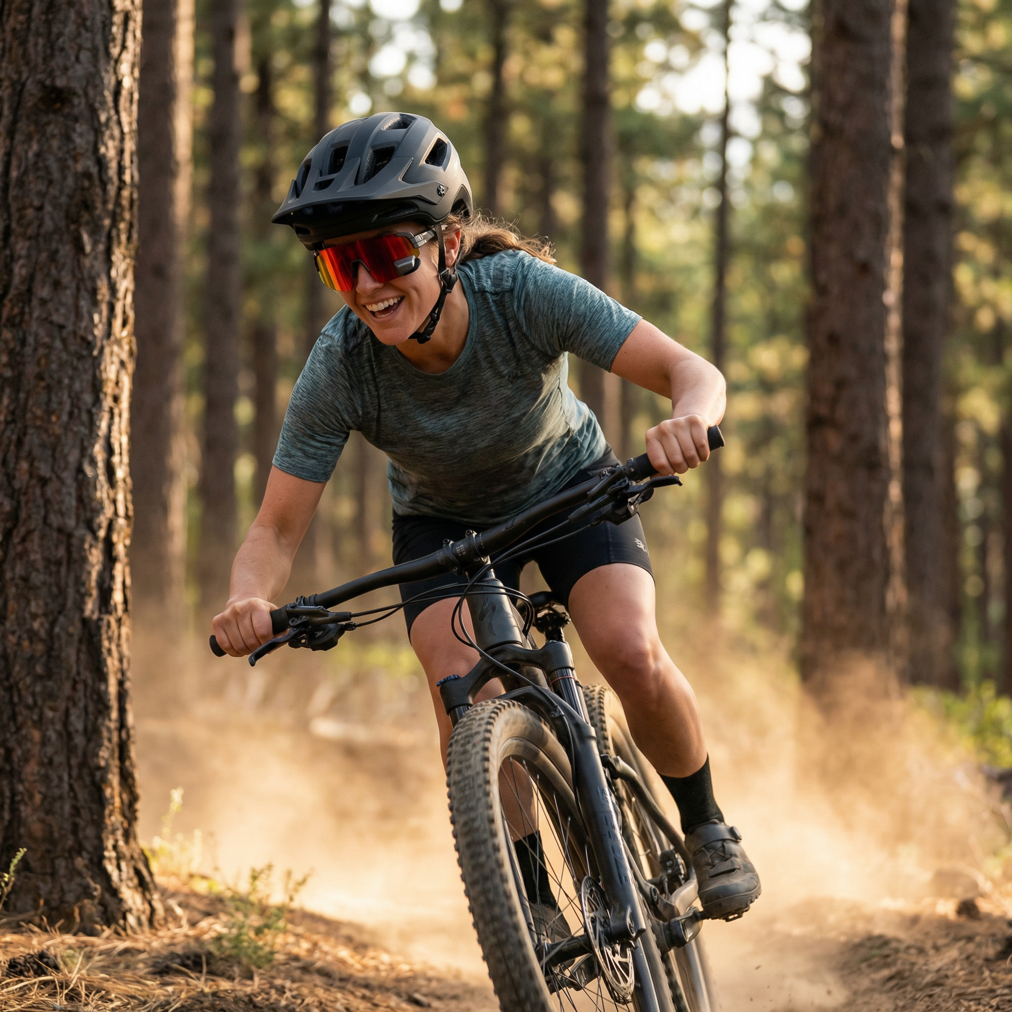 Matte Black_Reflective Red