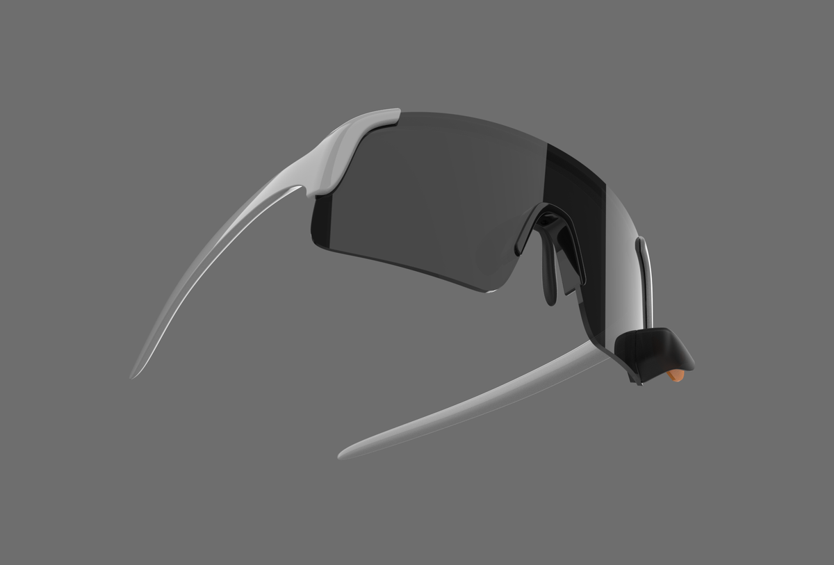 Rendering of the TriEye mirror housing in the lens corner