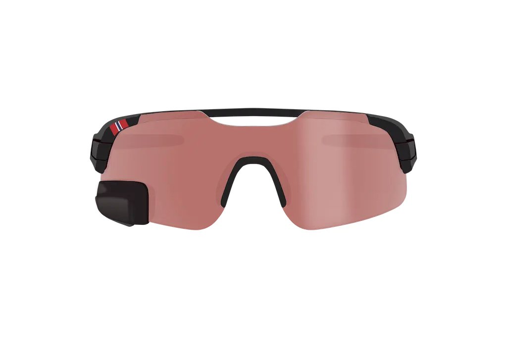TriEye - View Air - High Contrast Rose Cycling Glasses with Mirror - 7090048766382