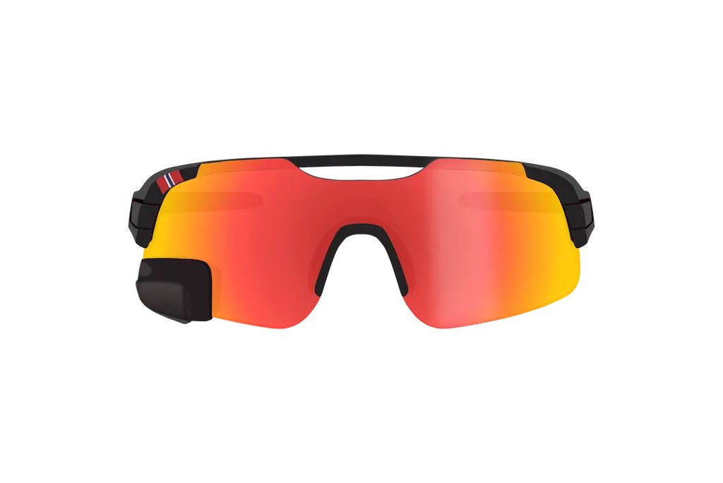 TriEye - View Air - Revo Red Max Cycling Glasses with Mirror - 7090048767143