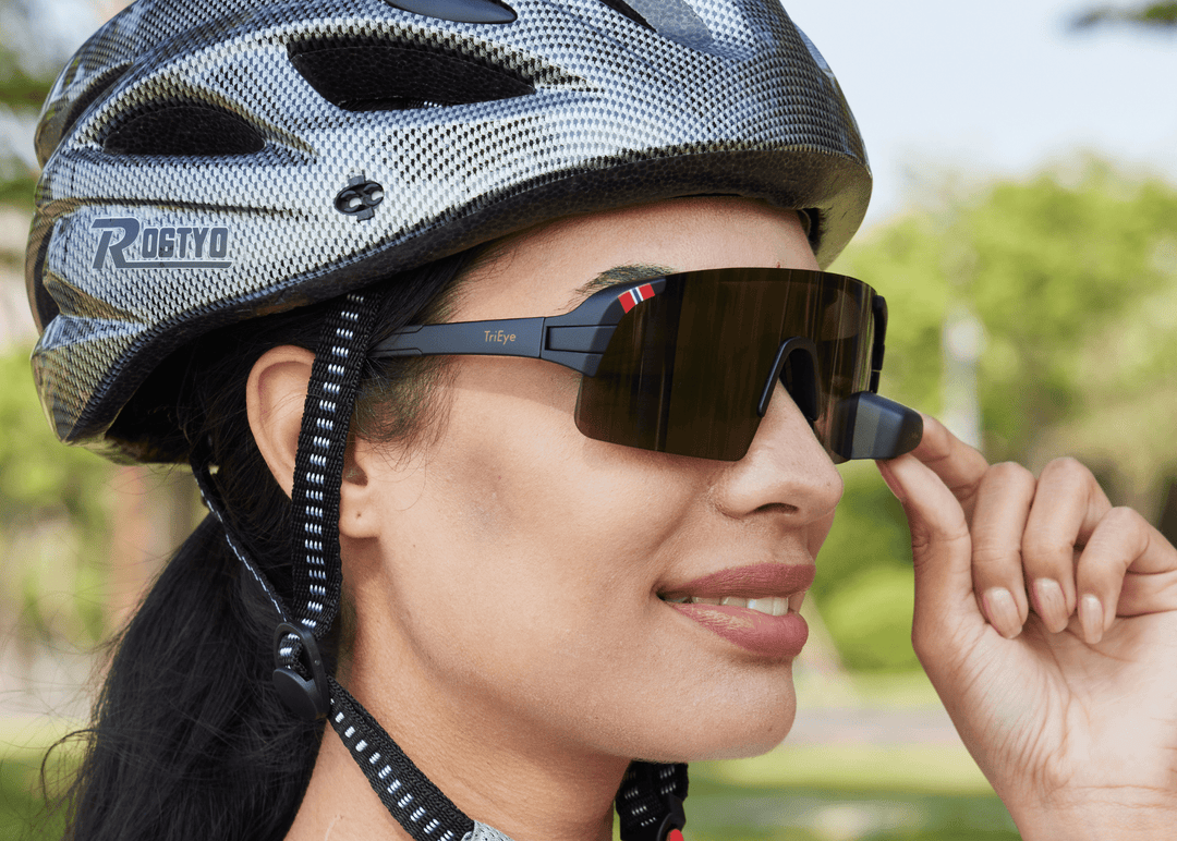View Sport High Contrast Cycling Glasses with Mirror – TriEye