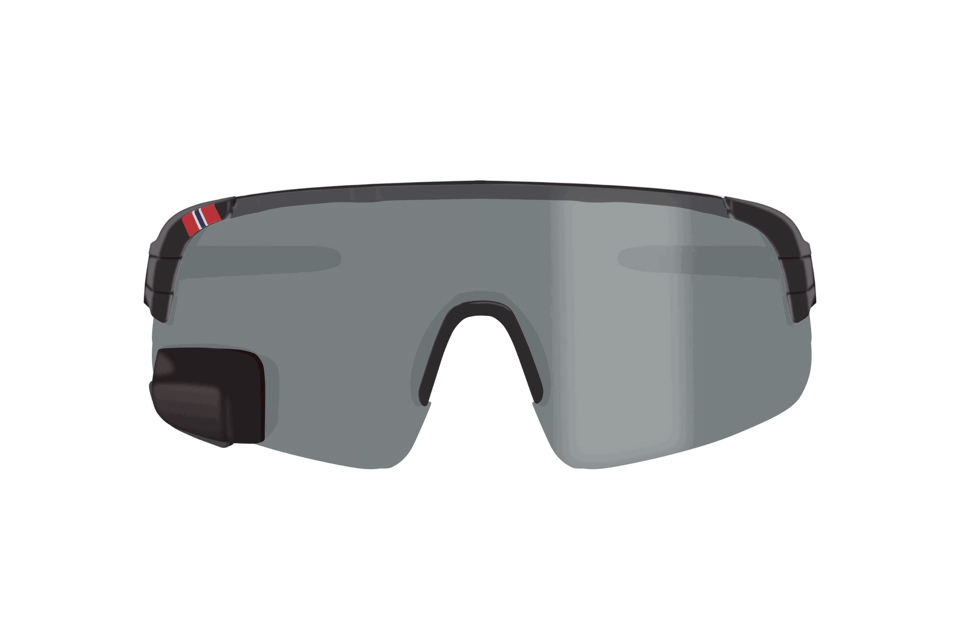 TriEye View Sport Photochromatic Small Sunglasses - Black Fotocromatica / Nero