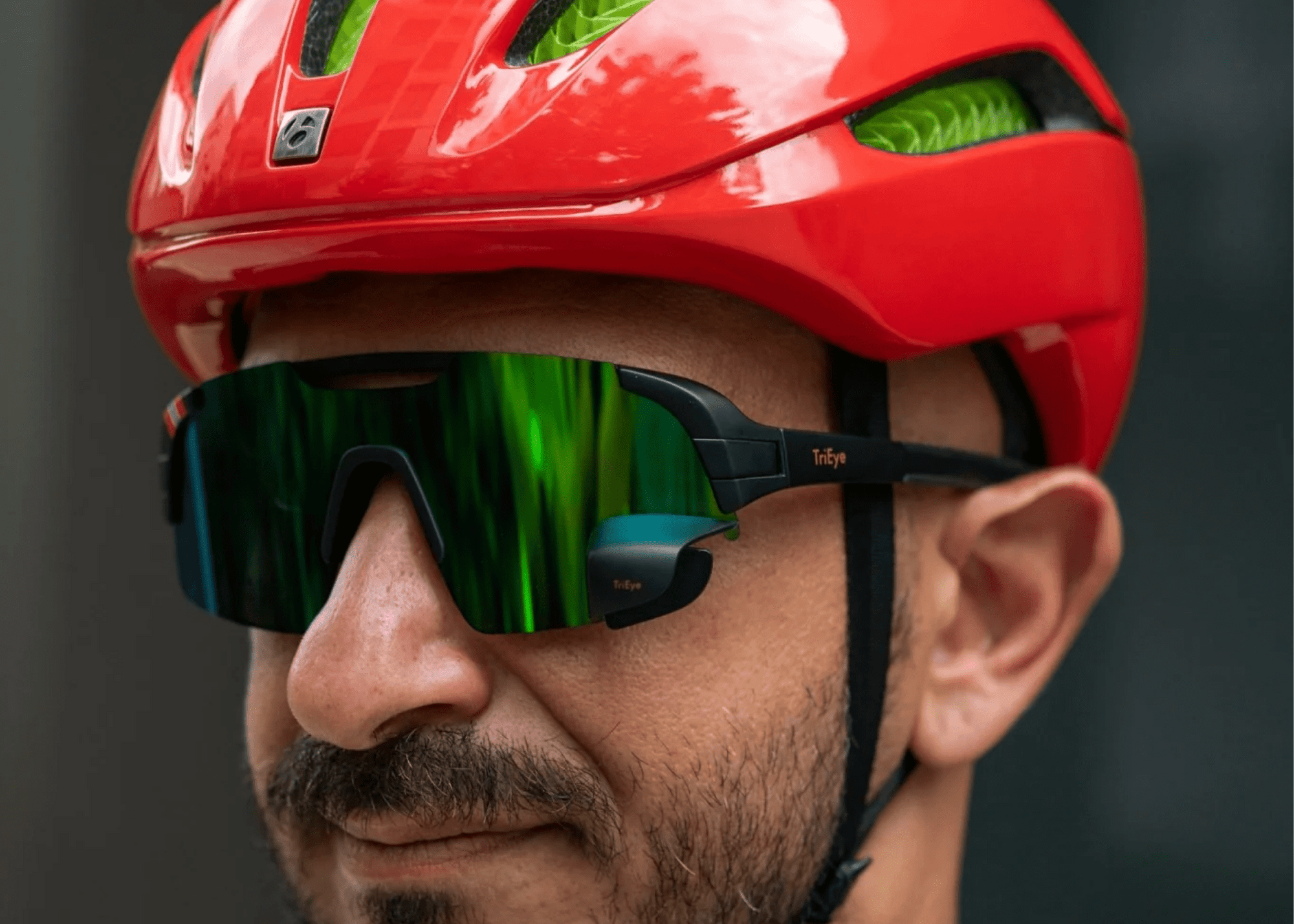 TriEye - View Sport Revo Max - Cycling Glasses with Mirror - 7090048763138