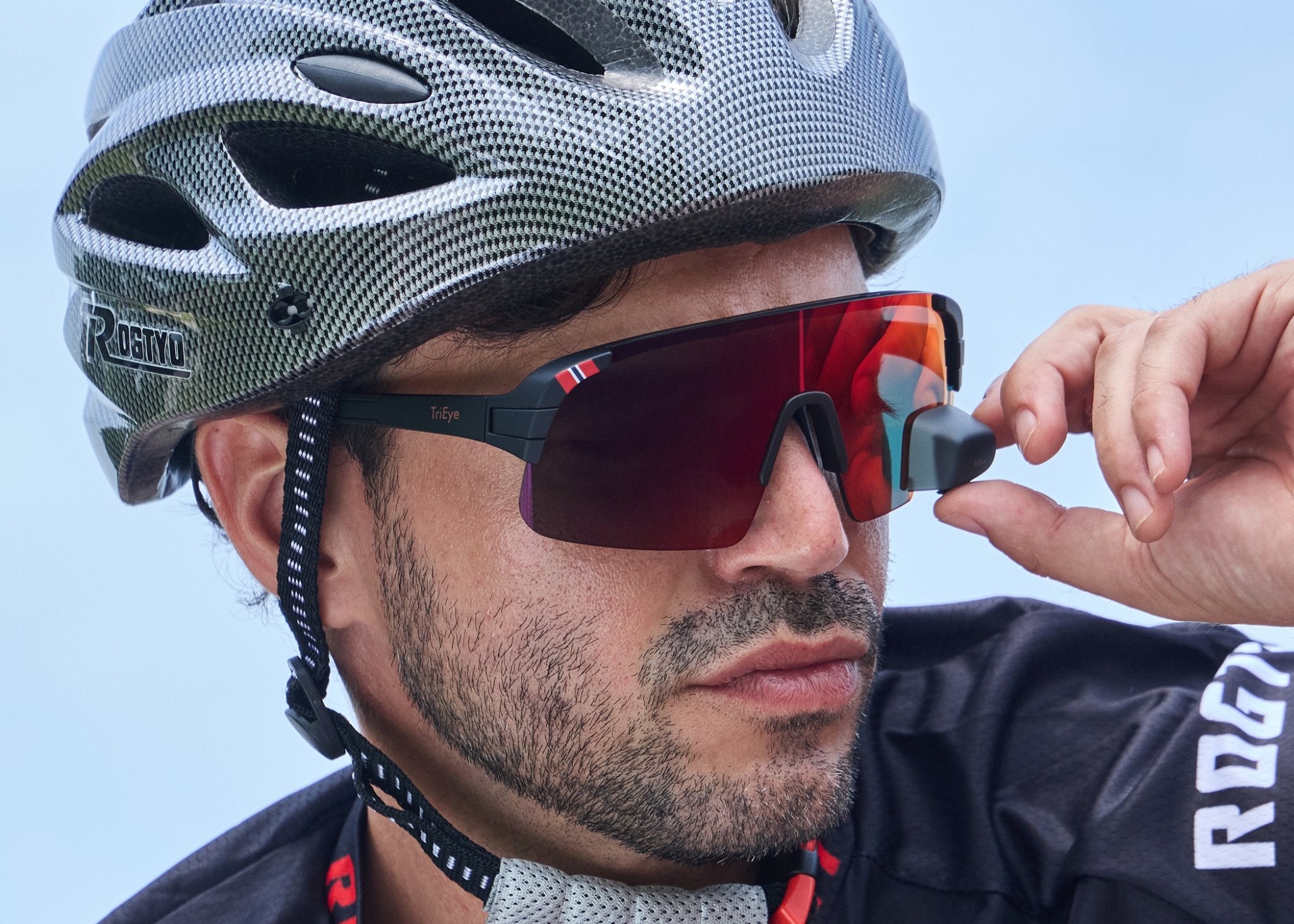 View Sport Revo Max Cycling Glasses with Mirror TriEye