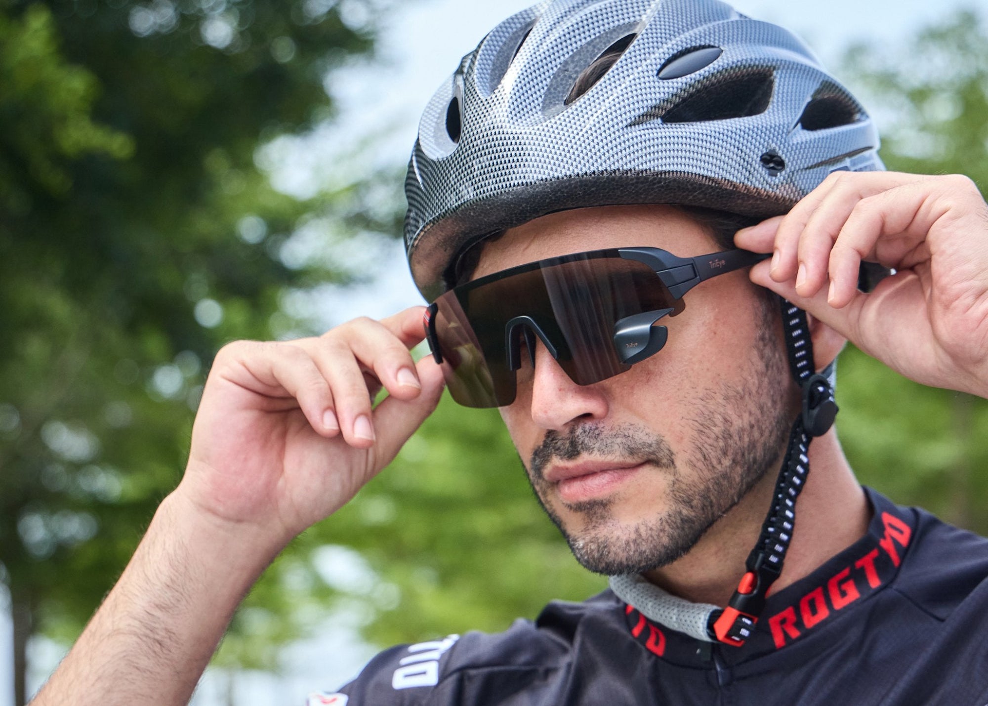 TriEye - View Sport Standard - Cycling Glasses with Mirror - 7090048760403