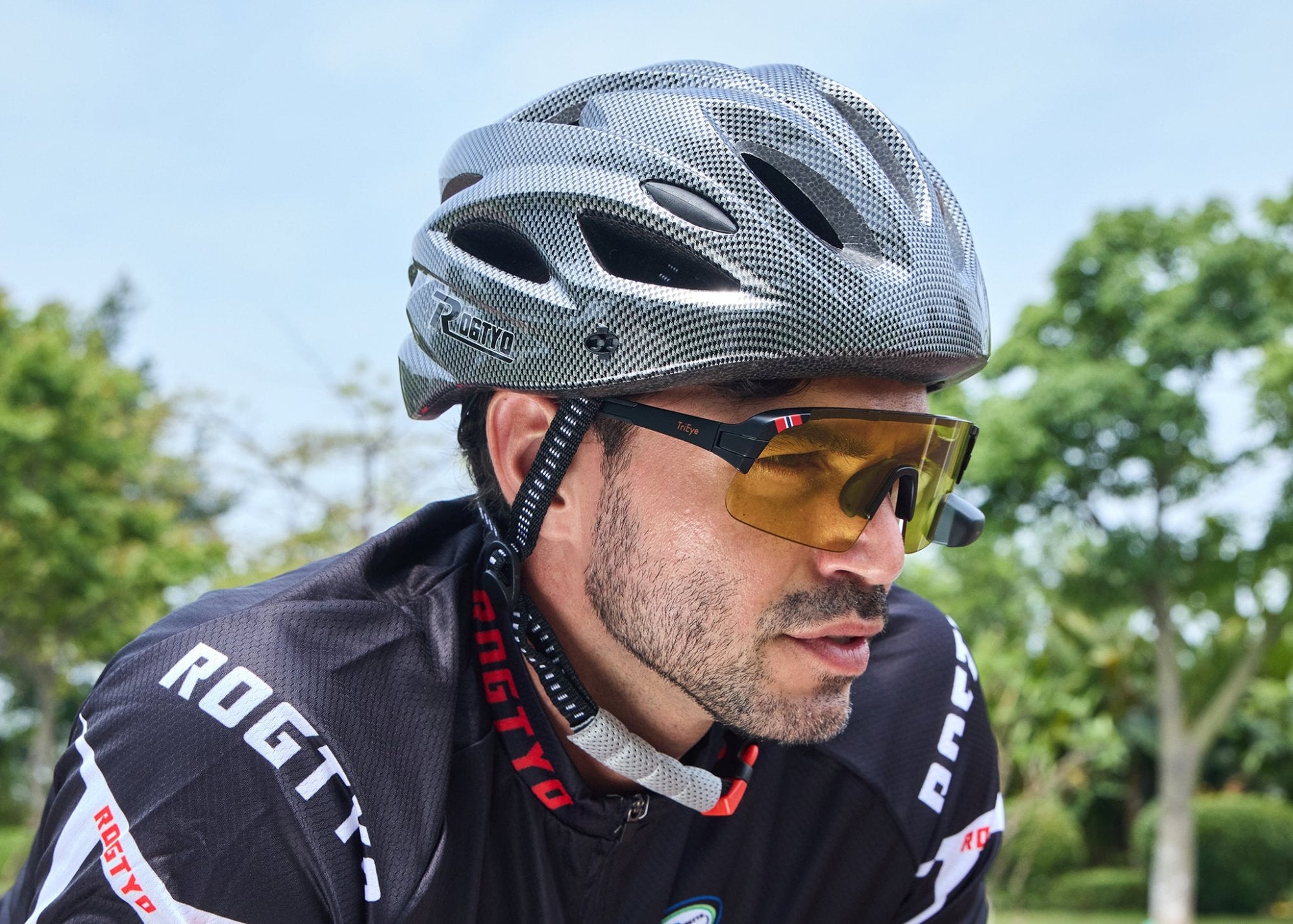 TriEye - View Sport Standard - Cycling Glasses with Mirror - 7090048760403