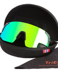 TriEye - View Sport Standard - Cycling Glasses with Mirror - 7090048765132