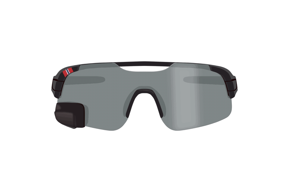 View Air - Photochromatic Cycling Glasses with Mirror Right (UK)