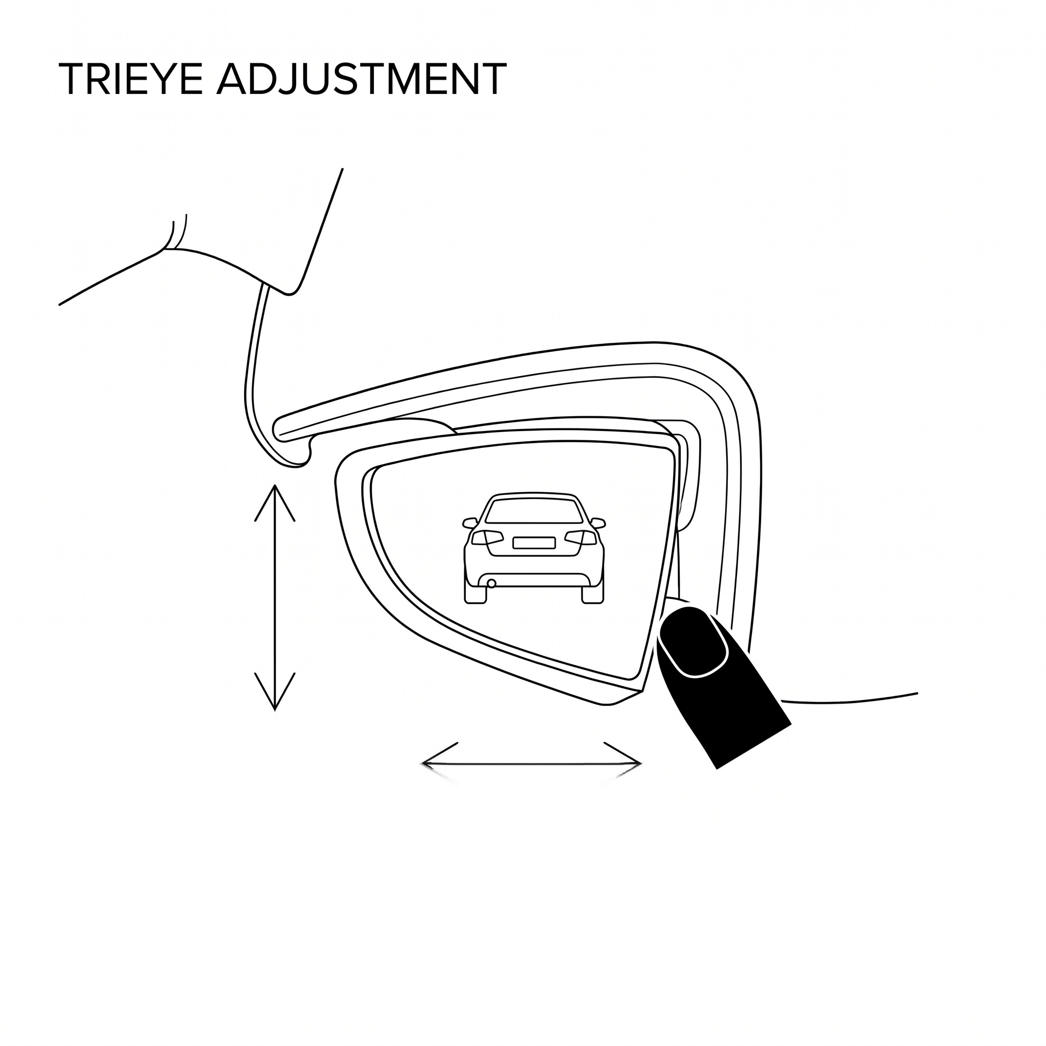 Tilt the mirror — cycling