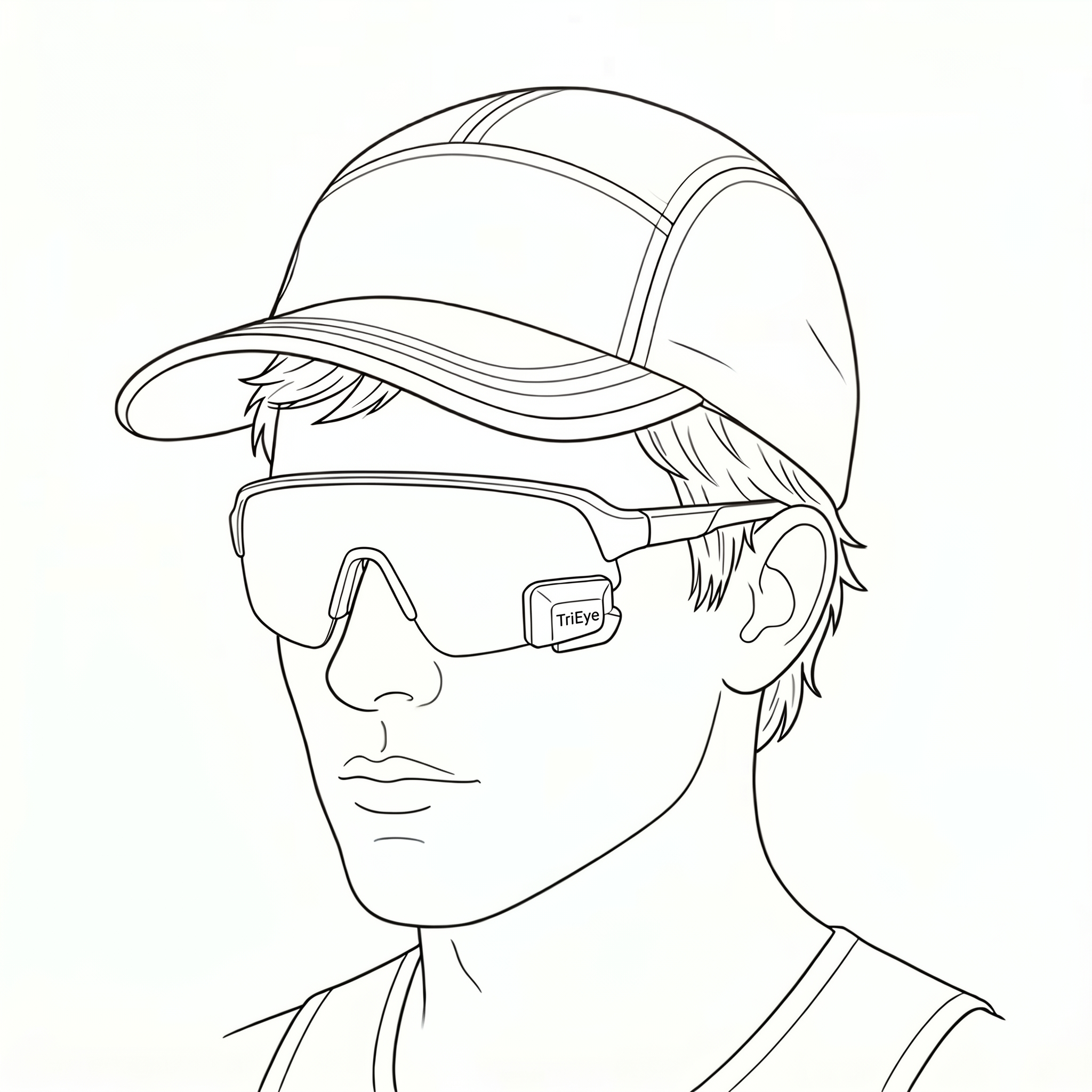 Put on the glasses — running