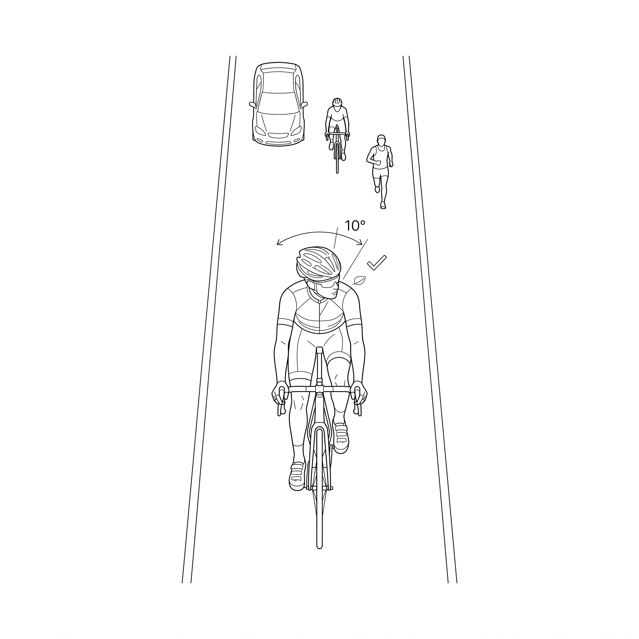See behind you — cycling