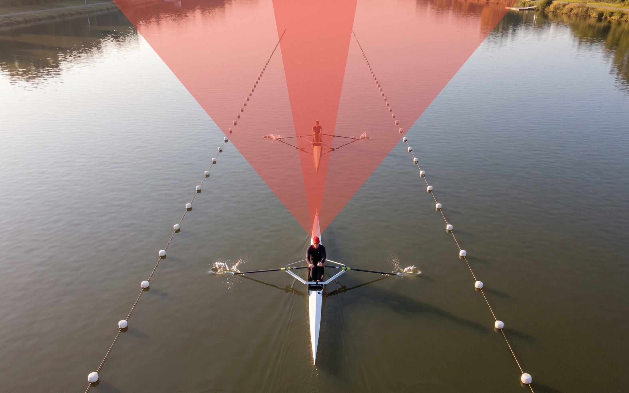 Hold your line to the finish.
