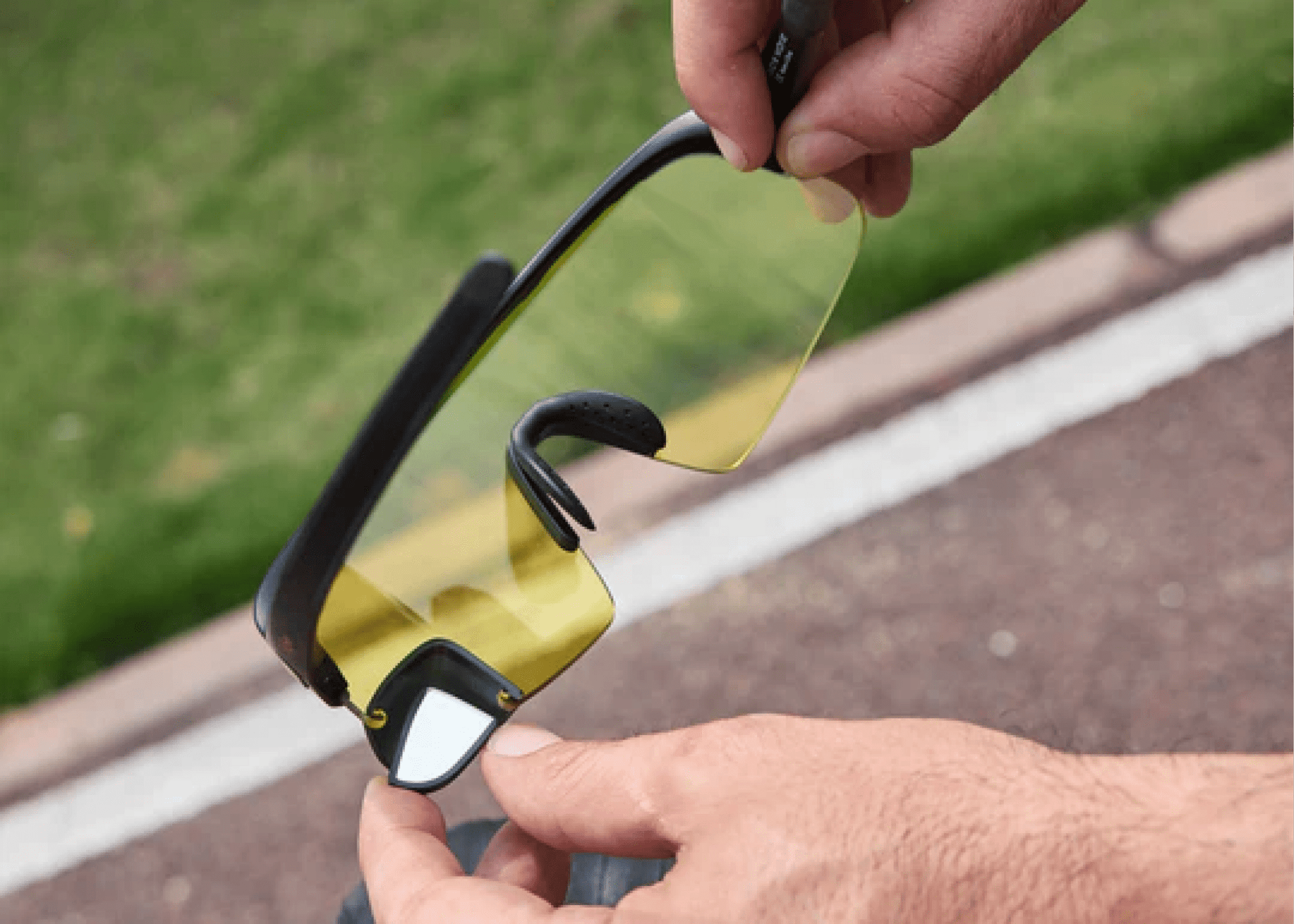 TriEye - View Sport Standard - Radsportbrille mit Spiegel - 7090048766009