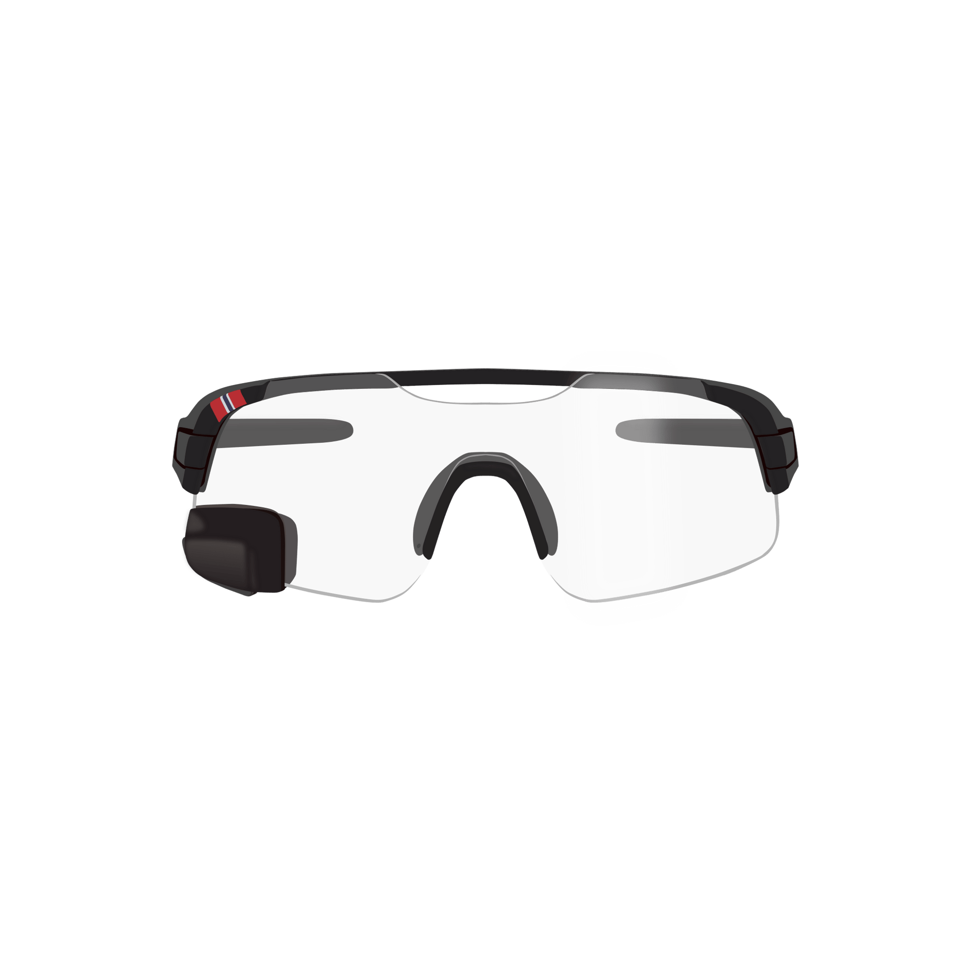 TriEye - View Air Clear - Gafas de ciclismo con espejo - 7090048766016