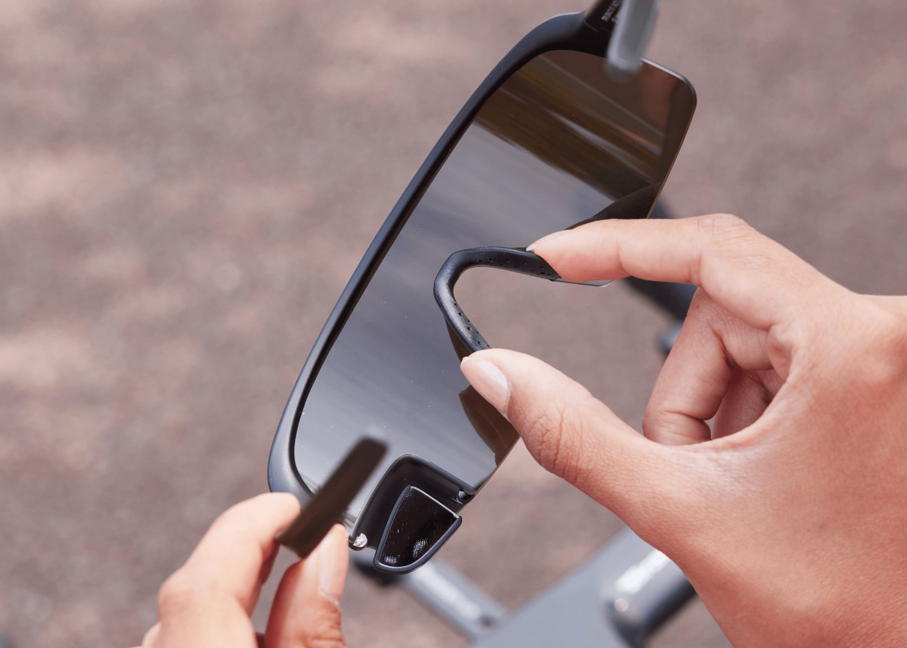 View Sport High Contrast - Gafas de ciclismo con espejo