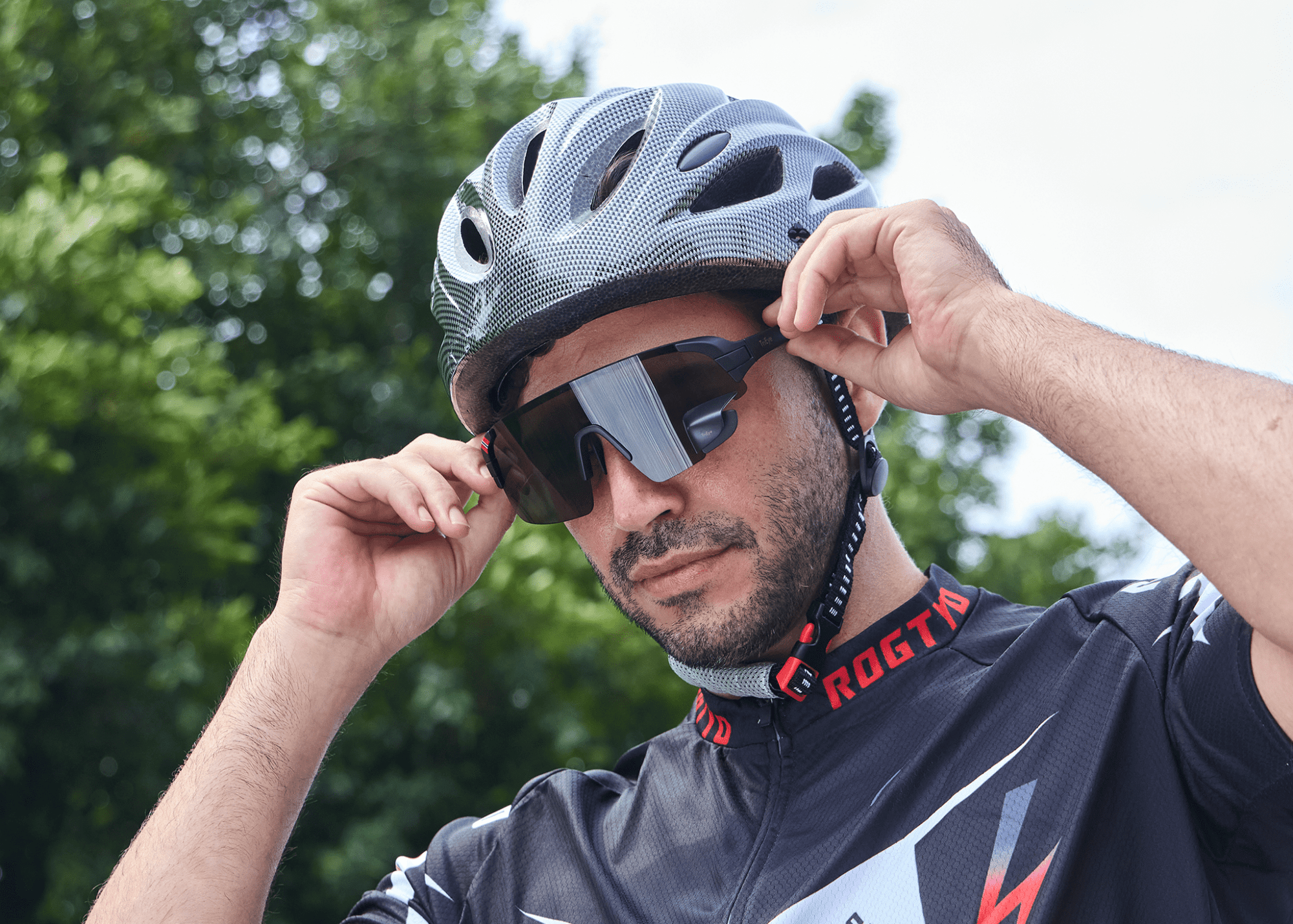 TriEye - View Sport Standard - Gafas de ciclismo con espejo - 7090048766009