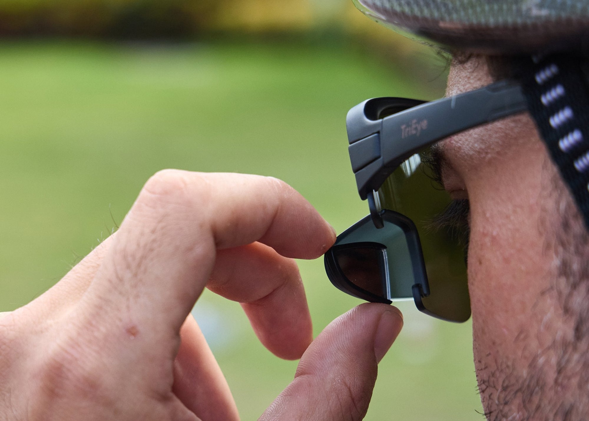 TriEye - View Sport Standard - Gafas de ciclismo con espejo - 7090048766009