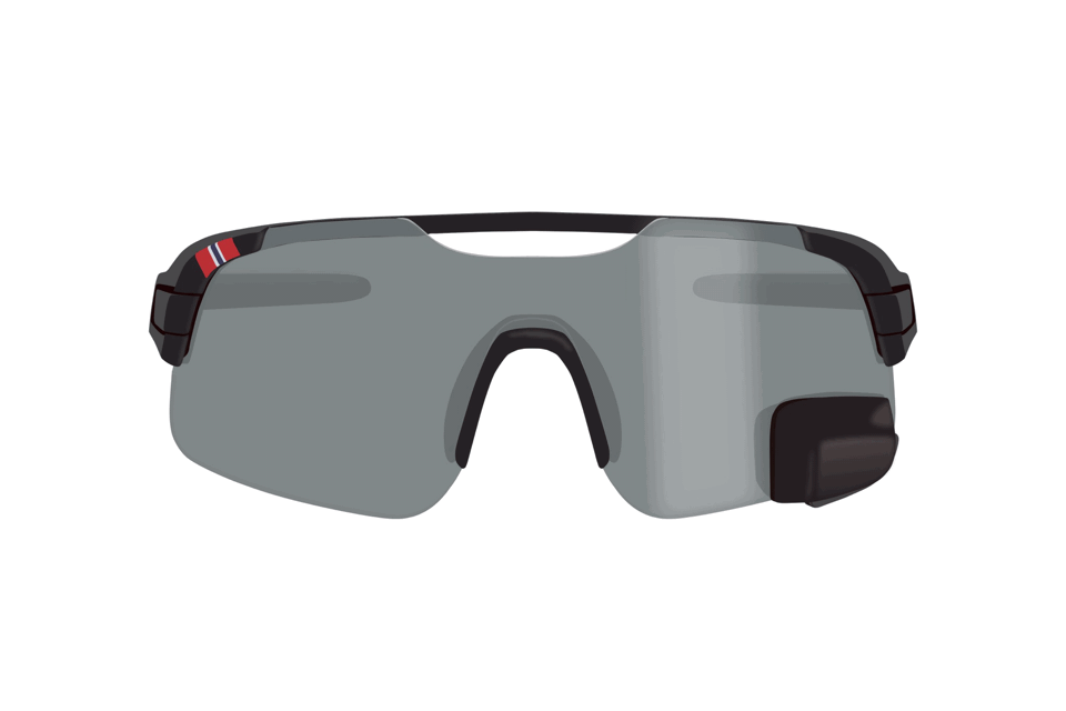 View Air - Lunettes de vélo photochromatiques avec miroir à gauche (US et Europe)