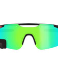View Air - Occhiali da ciclismo Revo Max Green con specchio.