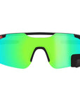 View Air - Occhiali da ciclismo Revo Max Green con specchio.
