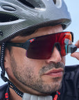 View Sport Revo Max - Occhiali da ciclismo con specchio.